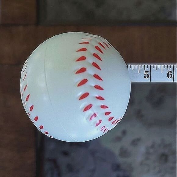 4¼" baseball squishy fidget / sensory tool - Picture 4 of 5